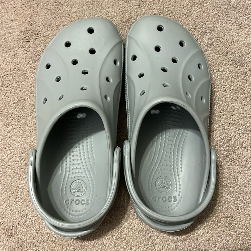 Gray Crocs